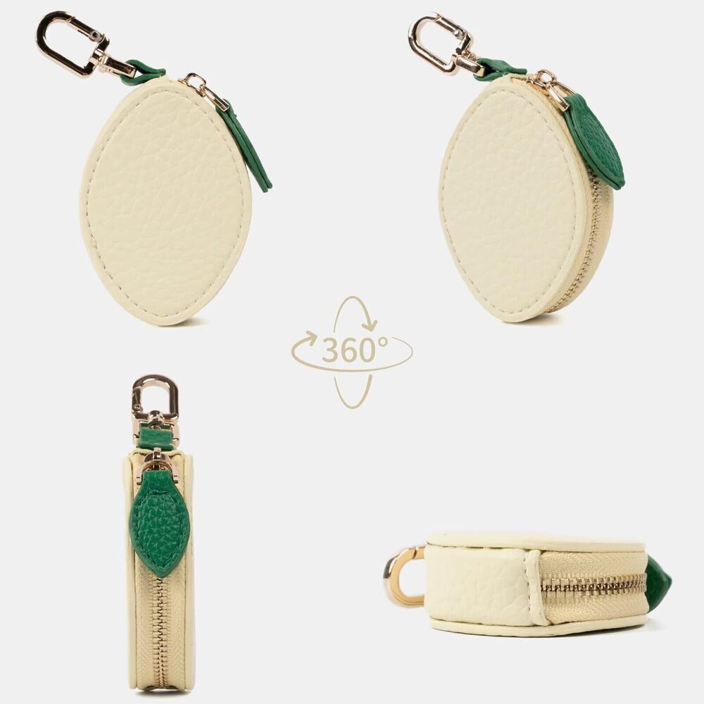 8681 Cute Fruit Coin Purse Bag Charm,Mini Leather Coin Change Purse & Pouch - Picture 7 of 7